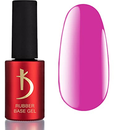 K Professional Rubber Base Gel - Base Coat Dragon Fruit -7ml- Unterlack - Nagellack - Rosa Farben - Gelnägel