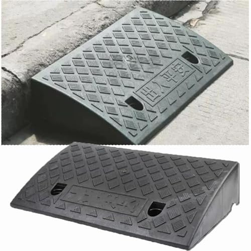 DAQXYH Rampes De Seuil 3-19cm Hauteur Rampe D'entrée pour Portes Rampe De Bordure Portable Légère Rampe De Fauteuil Roulant Antidérapante Charge Élevée(50 * 22 * 5cm)