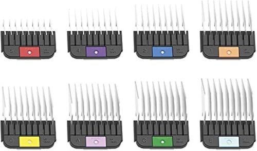 Wahl Pro Animal Stainless Steel Attachment Comb Set, Multicolor 2
