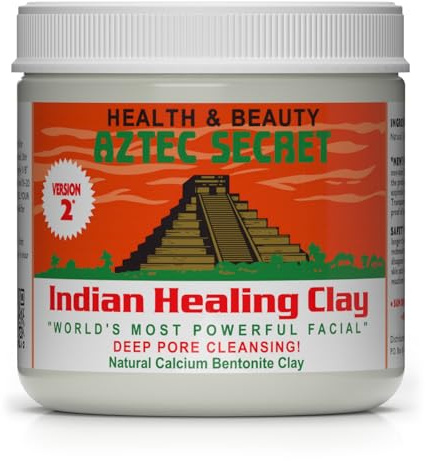 Aztec Secret– Indian Healing Clay 16 Oz – Deep Pore Cleansing Facial & Body Mask – The Original 100% Natural Calcium Bentonite Clay – New Version 2