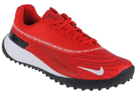 Nike Vapor Drive Field Hockey Shoes, University Red/White-Black (Men's 6 / Women's 7.5)