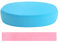 Ovale Schaumstoff-Balance-Pads Komfortables Balance Pad tragbares Gymnastik-Trainer-Board aus Thermoplastische Elastomere für Pilates Tanz Balance Training Physiotherapie(Blau)+Ein Yoga-Gummiband