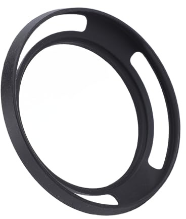 Alomejor 52 Mm Ihålig Motljusskydd Premium Metall Tunn Design för XC 15-45 Mm Lins Förbättrar Bildkvaliteten för Fotoentusiaster