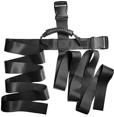 DASNTERED Cinghia per il trasporto con maniglia, cinghia di ancoraggio per bagagli, alimentari, bagagli (dimensioni: tipo incrociato)