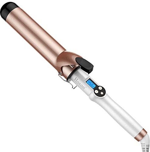 Hoson 45mm Fers à Boucler,Boucleur pour Cheveux Longs et Courts，Barreau de la Baguette à Boucler en Céramique Tourmaline