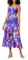 The Drop Isa V-Neck Maxi Dress Robes, Imprimé Aquarelle Violet, S
