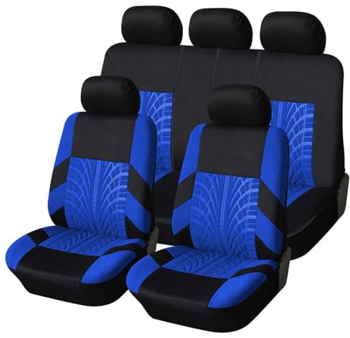 FESTAS Auto Sitzbezüge für Hyundai i30 I-30 / i30 N / i30 N Line, 5 Sitzer Waschbarer Verschleißfest Schonbezüge Autositz Kompletter Satz Sitzauflag, Innenraum Zubehör,D Blue