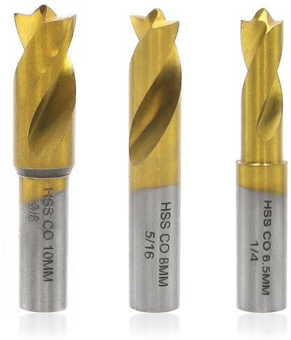 Lyualma 3 punte per saldatura in acciaio ad alta velocità, fuste cilindriche, fresa separazione piastre saldate a punti, 16/8/10mm