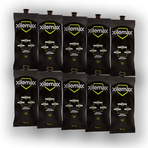 PACK x10 Tratamiento Abono para todo tipo de Árboles y Palmeras | Inyección Endoterapia con Abono 100% COMPLETO (Listo para Usar) | INCLUYE CONECTOR | Nutre, protege y activa sistema inmune - Xilemax
