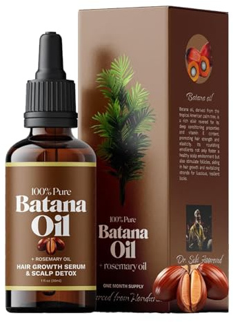 Aceite de Cuidado del Cabello Batana, Aceite Natural Para el Cuidado del Cabello, Reparación Profunda del Cabello Seco, Cuidado del Cuero Cabelludo con el Corazón, 100 ml