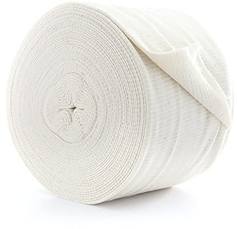 Vendaje Tubular De Gasa De 10M De Longitud, Rollo Tubular Grande Para Adultos, Extremidades, Muslo, Brazo, Tobillo, Vendaje Para Heridas, Gasa (6.75cm)