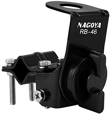 CB Radio Antenna Holder for Vehicle, Stainless Steel Mobile Radio Antenna Fixed Bracket, Full Rotation Car Two-Way Radio Antenna