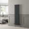 DuraTherm® 1600 x 380mm Anthracite Grey Traditional Vertical Designer Radiator Double Column Colosseum Cast Iron Style Central Heating Panel Radiators Rad