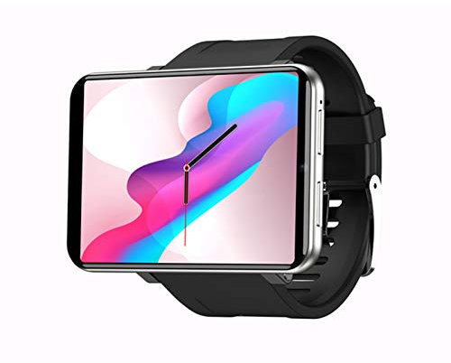 QESTO KKZ DM100 4G LTE Smart Watch Android 7.1 5MP MT6739 2700Mah Bluetooth Fashion Smart Watch for Men(A)