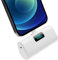 HETP Mini Power Bank 5200mAh, 20W PD Fast Charging Portable Charger, LCD Display Battery Pack, Ultra-Compact Powerbank Compatible with iPhone 14/14 Pro Max/13/13 Pro Max/12/11/XR/X/8, etc White