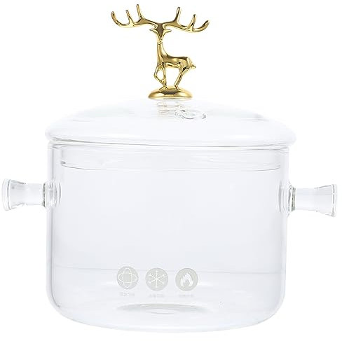 ABOOFAN Pentola in A Doppia Testa Con Coperchio Pentole Da Cucina Per Uso Domestico E Ristorante 16 Cm