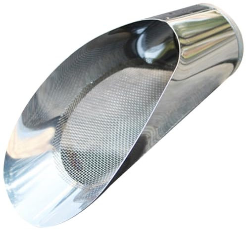 Kisangel Tamiz de suelo de acero inoxidable para jardinería, herramienta multifunción duradera con diseño ergonómico para tamizar tierra y trasplantar plantas