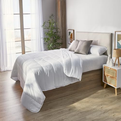 PIKOLIN Home - Edredón Nórdico Relleno de Fibra 150 gr con Aloe Vera | 280x240 | Cama 200 | Primavera/Verano | Hipoalergénico | Transpirable