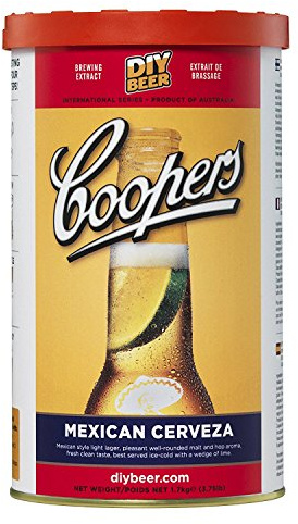 Coopers DIY Beer Mexican Cerveza Homebrewing Craft Beer Brewing Extract