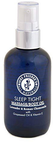 Sleep Tight Massage Oil with Lavender and Chamomile Pure Essential Oils, Pure Cold Pressed Oils and Vitamin E/Handmade/Natural/Vegan (100ml)