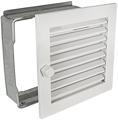 Warmluftgitter WG 2020 W Lüftungsgitter Weiss 200 x 200mm Zuluft Abluftgitter