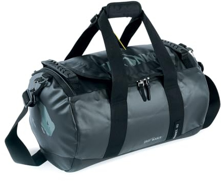Tatonka Barrel XS Reisetasche - 25 Liter - wasserfeste Tasche aus LKW-Plane mit großer Reißverschluss-Öffnung - robust und pflegeleicht - schwarz
