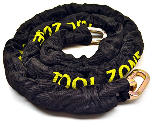 Cadena de seguridad Heavy Duty 1,8m / Cadena de bloqueo con funda de Nylon TE377