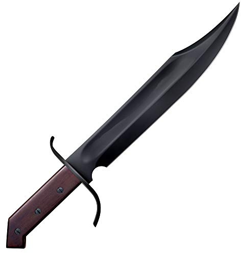 Cold Steel 1917 Frontier Bowie Fixed Blade Knife 12.25 Clip Point 1085 Black Blade Hardwood Handle