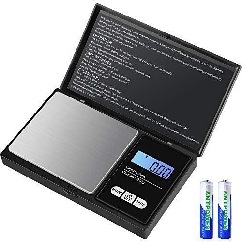 Diyife Balance de Précision 500g/0,01g, Balances Poche Numérique Portable, Écran LCD &Tare Function, Balance Bijoux, Pour Cuisine Café etc.