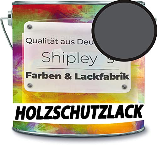 Shipley's - Vernice protettiva per legno, resistente alle intemperie, protezione a lungo termine dagli agenti atmosferici, protezione dagli agenti atmosferici, colore RAL 7043 grigio traffico B