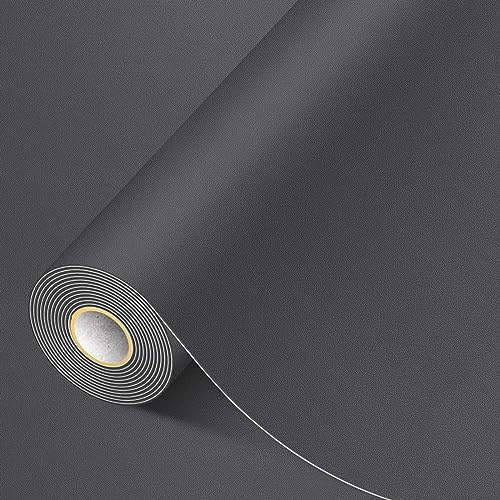 MICTER PU Pelle Adesiva per Riparazioni, 30x300cm Patch di Riparazione in Pelle, Toppe per Riparazione Autoadesive per Riparazione per Divano, Sedile Auto, Mobili, Tappezzeria (Grigio Scuro)