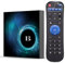 Android TV Box 10.0 4GB RAM 32GB ROM, TV Box Android 2025 4K 6K Smart TV Box CPU Quad-core con 2.4G/5G Dual Wi-Fi 4K 6K 3D H.265 HDR10 Bluetooth con telecomando