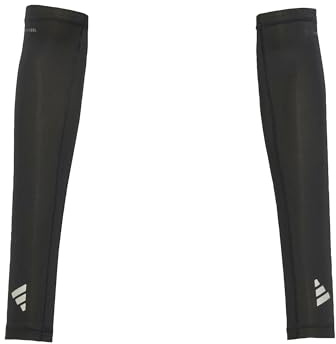 adidas Climacool Arm Sleeve Calentador de Brazos, Negro/Plateado Reflectante, S Unisex Adulto