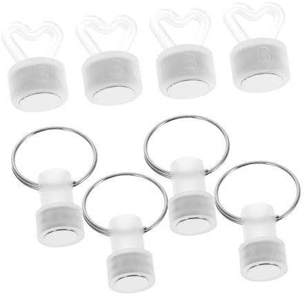 KOMBIUDA 8 Piezas Pesas para Globos Flotantes Magnéticos de Plástico para Mesas Anclajes de para Decoración de Bodas y Fiestas Base Pesada para Cumpleaños y Celebraciones