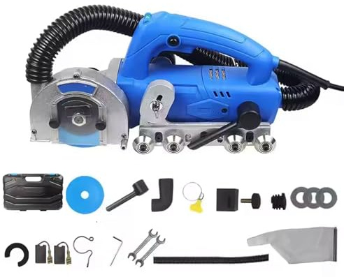 Limpiadora De Juntas Eléctrica Portátil, 1200 W, Alta Potencia, Autoaspiradora, 9000 RPM, para Baldosas De Porcelana, Herramienta De Ranurado para Bricolaje