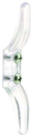 Prime-Line S 4623 Drapery/Blind Cord Safety Cleat, Clear,(Pack of 4)