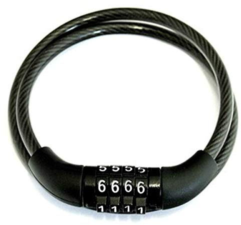 6 mm x 550 mm Combination Bicycle Lock