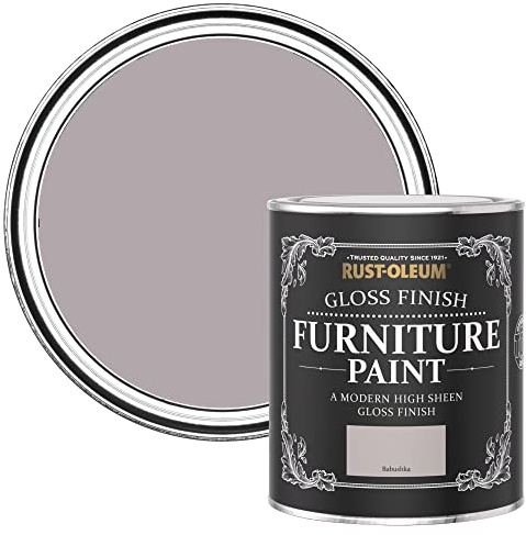 Rust-Oleum Purple Furniture & Skirting Board Paint in Gloss Finish - Babushka 750ml