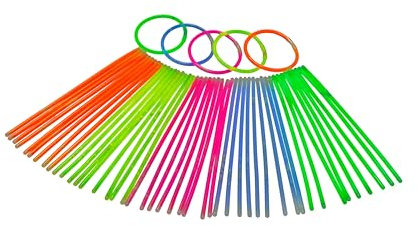 Classic Line 0946-028 - Knicklicht Leuchtarmbänder, 50 Stück inklusive Verbinder, Leuchtstäbe, Neon Party