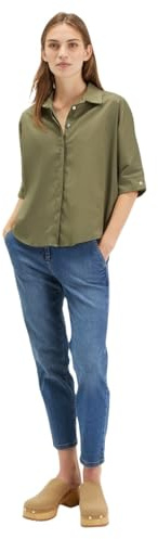 Motivi: Camicia Over a Kimono Verde. S Stagione Primavera Estate 2024.