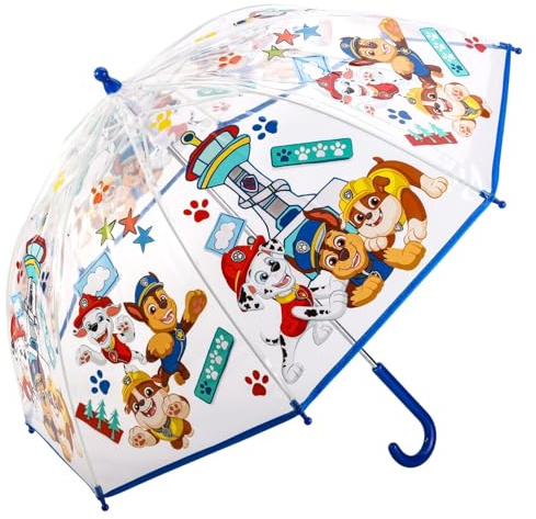 TDL Paw Patrol Kids Umbrella Childrens Brolly Dome Lightweight Rain Cover