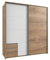 Wimex Kleiderschrank/ Schwebetürenschrank Emden, (B/H/T) 9 x 220 x 61 cm, Weiß