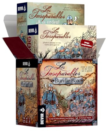 Devir - Los Inseparables Edición Definitiva | Juego de Mesa Cooperativo de Estrategia y Supervivencia | Temática Primera Guerra Mundial | Incluye Expansión ¡A la Orden! | Versión Española