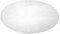 Kinzler J-10001/00 Weiss Badematte, Mikrofaser, 90 cm rund