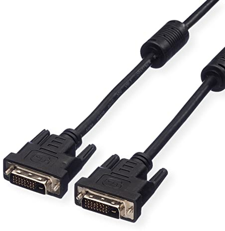 Värde DVI-kabel, DVI,ST/ST, dubbellänk, 1 m 7,5m svart