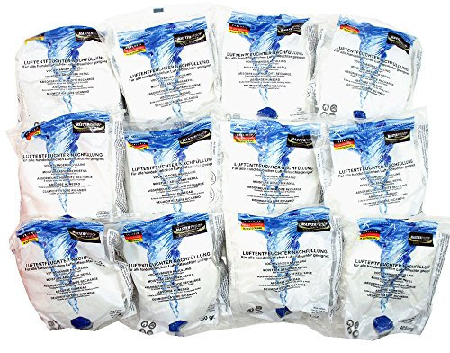 12x Luftentfeuchter Nachfüller Nachfüllung je 450g Beutel