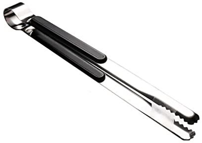 Kochpinzette 25,5cm | Küchenpinzette | Grillpinzette | universal Küchenzange | BBQ Grillzange aus Edelstahl | Pinzette | Buffetzange | Brotzange |Gourmetzange | Gebäckzange Servierzange Eiswürfelzange