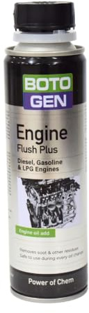 Botogen Engine Flush Plus, Engine Oil Additive for Cleaning and Restoring Oil System Performance, Motorcycle & Car Engines Flush with Safe Transmission Additive for Manual Gearboxes, 10.14 Fl Oz