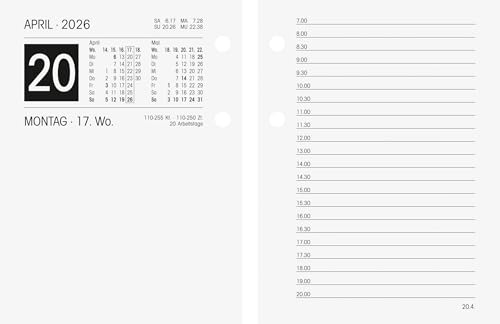 Brunnen Nedläggningskalender 2026 | 80 × 108 mm