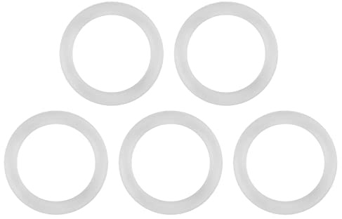Qcwwy O Ring Baby Napp 20 St Nappringar Silikon Transparent O Ring för Baby Nappkedjor Enkla Att Rengöra Adapter för Spädbarn Komfort Amning (Transparent)